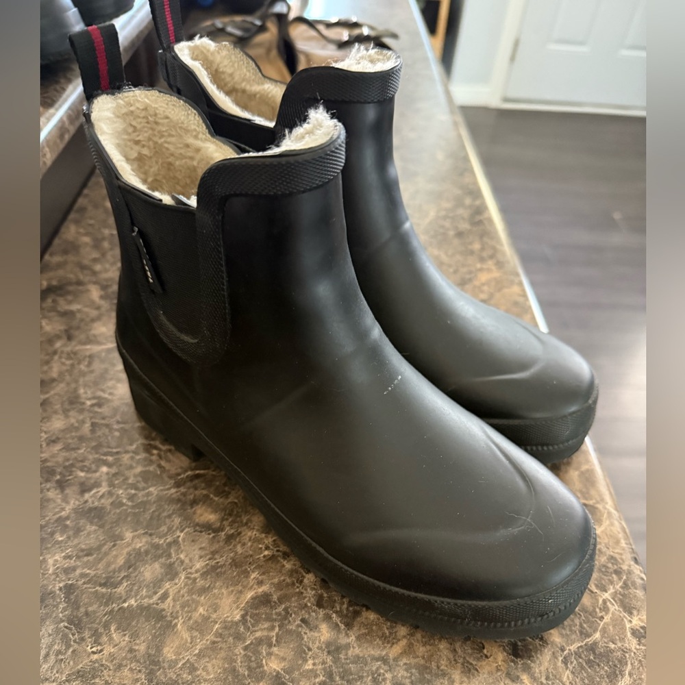 Tretorn Black Women's Insulated Rain Boots